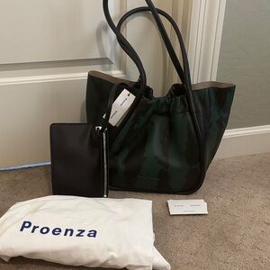 Proenza Schouler Green/black bag tags $1095